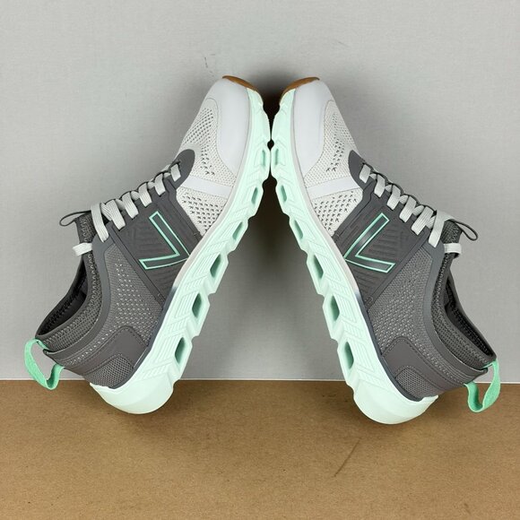 Vionic Captivate Athletic Walking Shoes Womens 6.5 Gray Green Low Top Lace Up - Picture 6 of 10